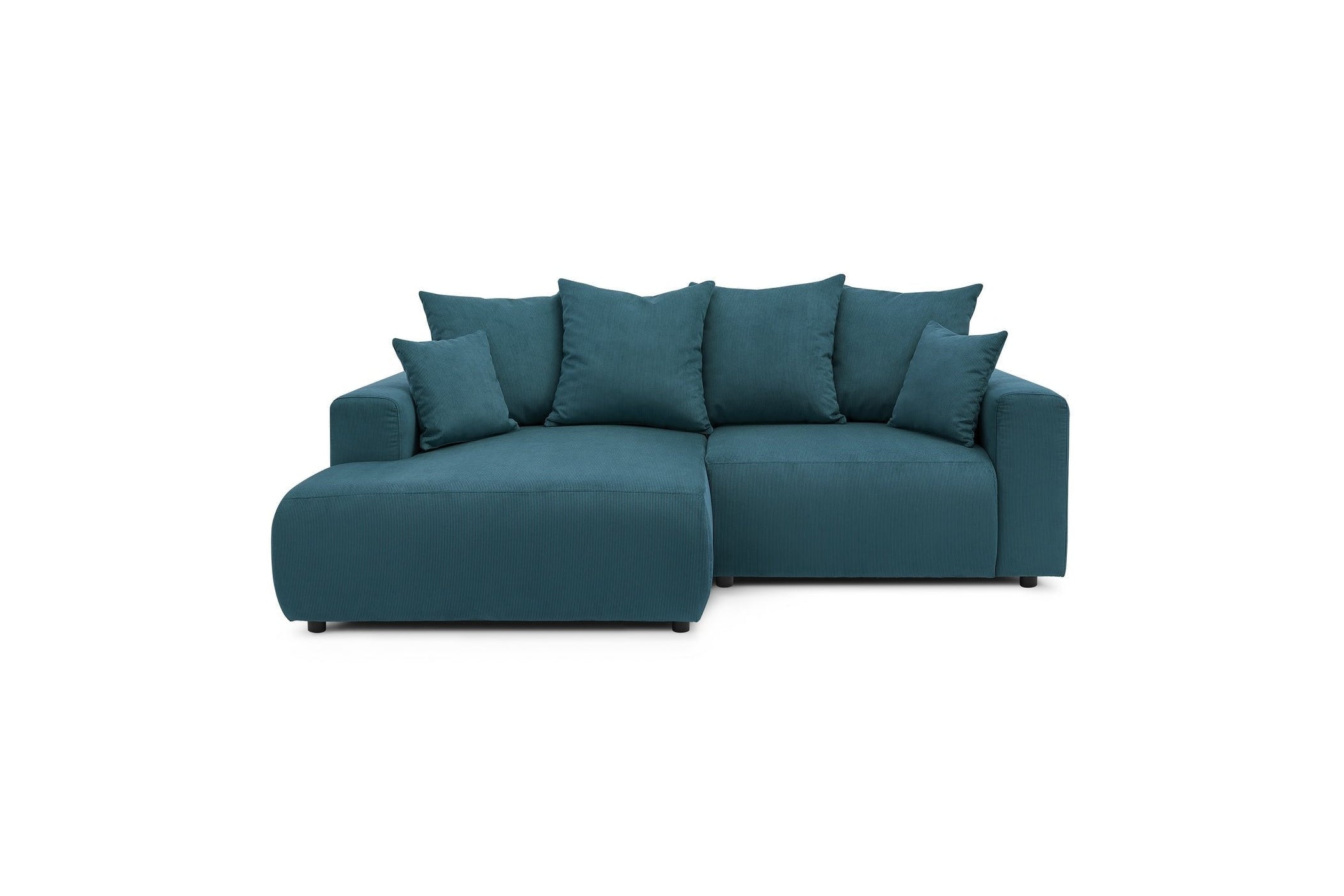 ENJOY fixed corner sofa in corduroy - Left-hand corner - BOBOCHIC - The Bradery
