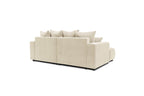 ENJOY fixed corner sofa in corduroy - Left-hand corner - BOBOCHIC - The Bradery