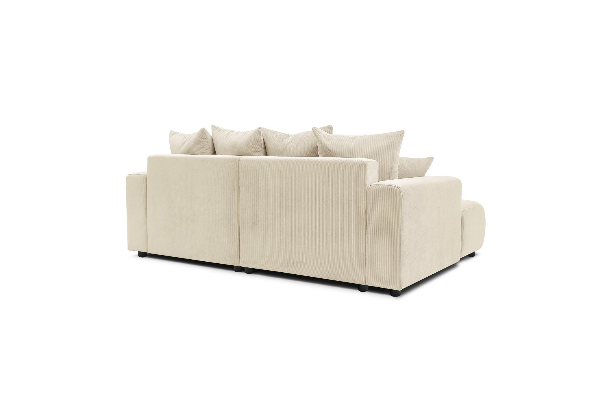 ENJOY fixed corner sofa in corduroy - Left-hand corner - BOBOCHIC - The Bradery