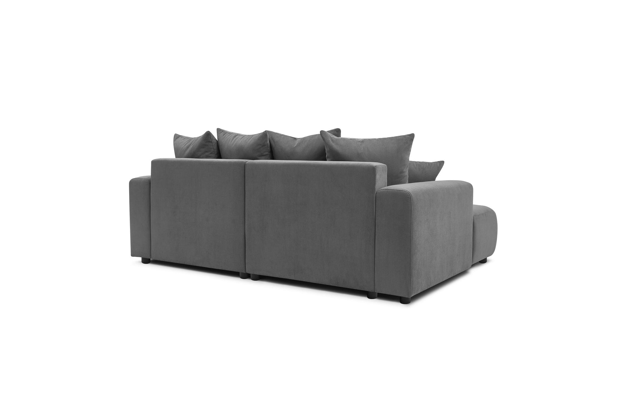 ENJOY fixed corner sofa in corduroy - Left-hand corner - BOBOCHIC - The Bradery