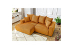 ENJOY fixed corner sofa in corduroy - Left-hand corner - BOBOCHIC - The Bradery