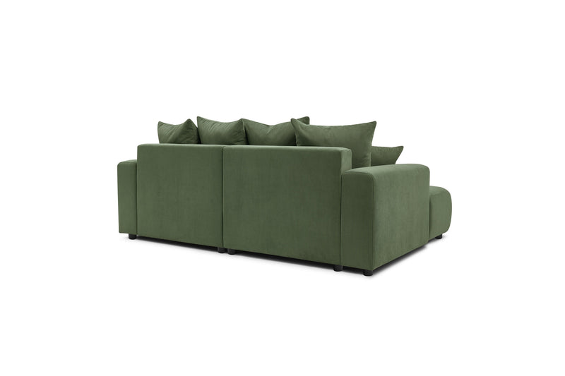 Canapé d'angle fixe ENJOY Velours côtelé - Angle gauche - BOBOCHIC - The Bradery