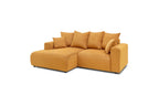 ENJOY fixed corner sofa in corduroy - Left-hand corner - BOBOCHIC - The Bradery