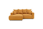 ENJOY fixed corner sofa in corduroy - Left-hand corner - BOBOCHIC - The Bradery
