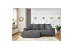 ENJOY fixed corner sofa in corduroy - Left-hand corner - BOBOCHIC - The Bradery