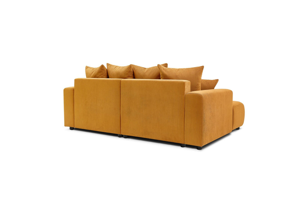 ENJOY fixed corner sofa in corduroy - Left-hand corner - BOBOCHIC - The Bradery