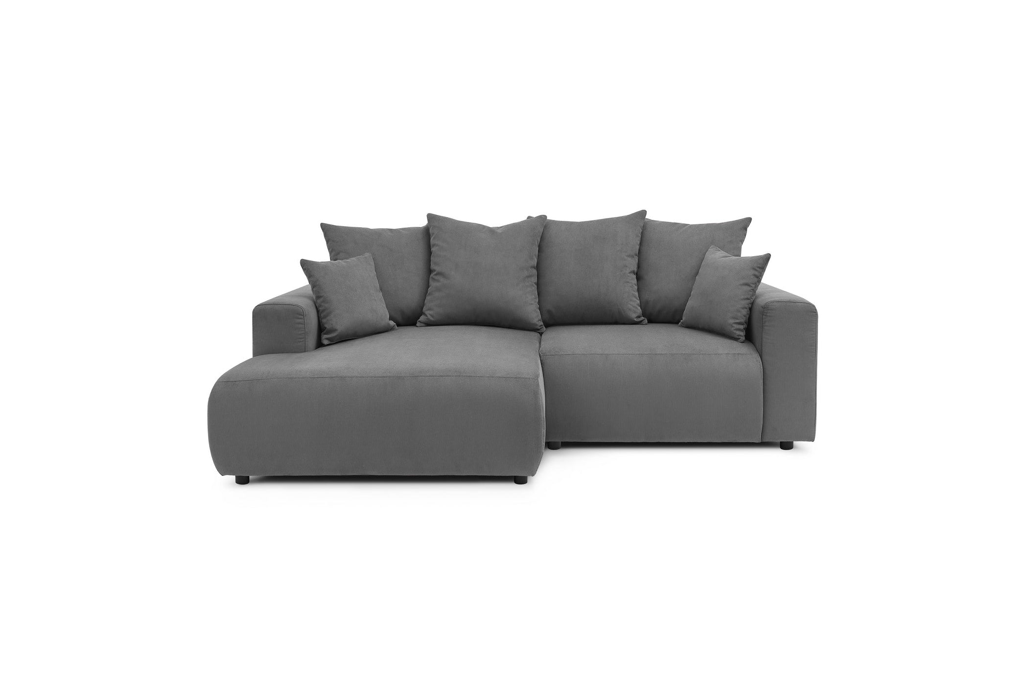 ENJOY fixed corner sofa in corduroy - Left-hand corner - BOBOCHIC - The Bradery