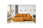 ENJOY fixed corner sofa in corduroy - Left-hand corner - BOBOCHIC - The Bradery