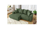 ENJOY fixed corner sofa in corduroy - Left-hand corner - BOBOCHIC - The Bradery