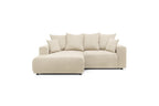 ENJOY fixed corner sofa in corduroy - Left-hand corner - BOBOCHIC - The Bradery