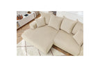 ENJOY fixed corner sofa in corduroy - Left-hand corner - BOBOCHIC - The Bradery