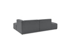 MEGEVE fixed corner sofa in smooth fabric - Right-hand corner - BOBOCHIC - The Bradery