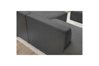 MEGEVE fixed corner sofa in smooth fabric - Right-hand corner - BOBOCHIC - The Bradery