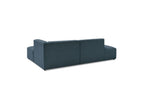 MEGEVE fixed corner sofa in smooth fabric - Right-hand corner - BOBOCHIC - The Bradery