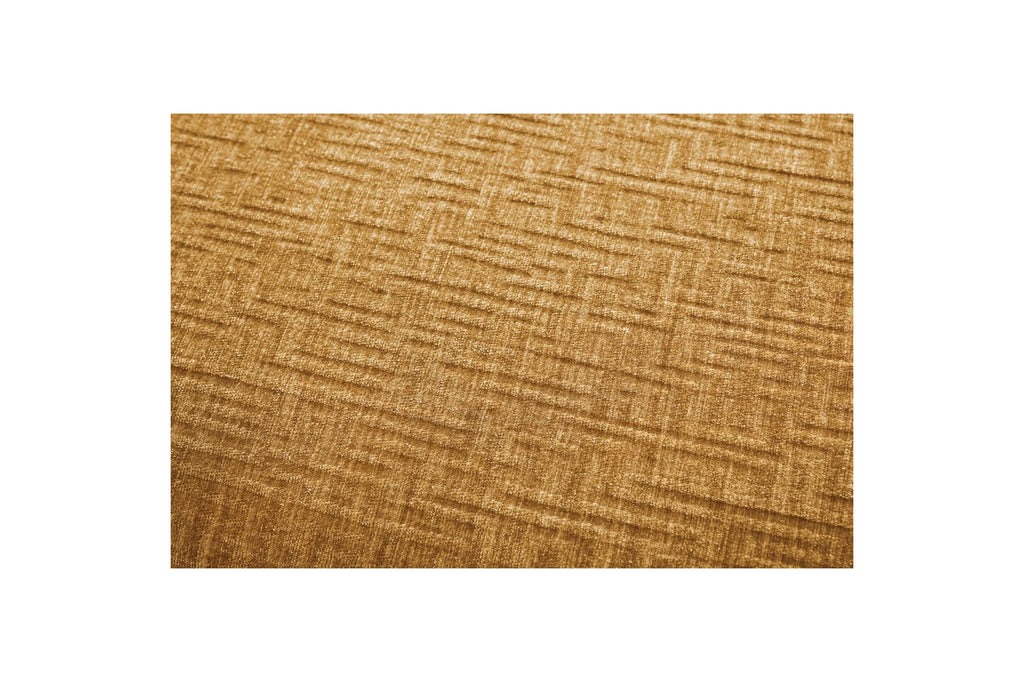 MEGEVE fixed corner sofa in textured fabric - Right-hand corner - BOBOCHIC - The Bradery
