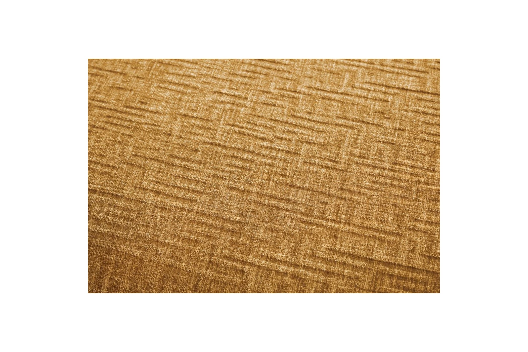 MEGEVE fixed corner sofa in textured fabric - Right-hand corner - BOBOCHIC - The Bradery