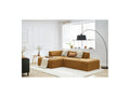 Fixed MEGEVE corner sofa in textured fabric - Left-hand corner - BOBOCHIC - The Bradery