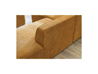 MEGEVE fixed corner sofa in textured fabric - Left-hand corner - BOBOCHIC - The Bradery