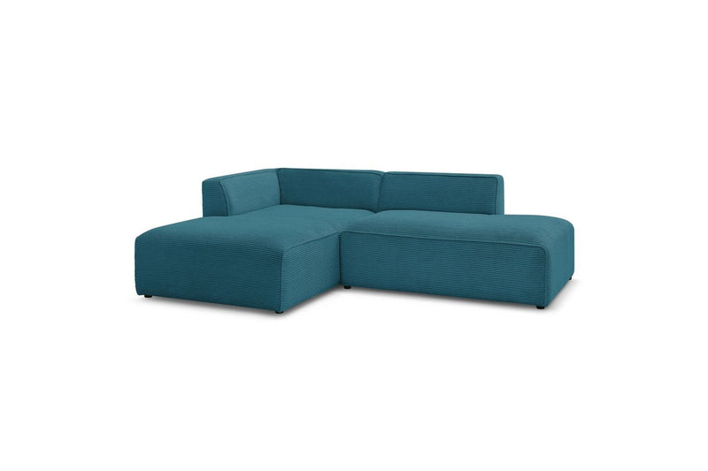 MEGEVE fixed corner sofa in corduroy - Left corner - BOBOCHIC - The Bradery