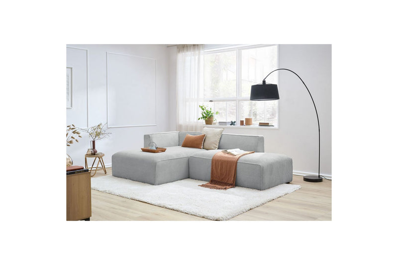 MEGEVE fixed corner sofa in corduroy - Left corner - BOBOCHIC - The Bradery