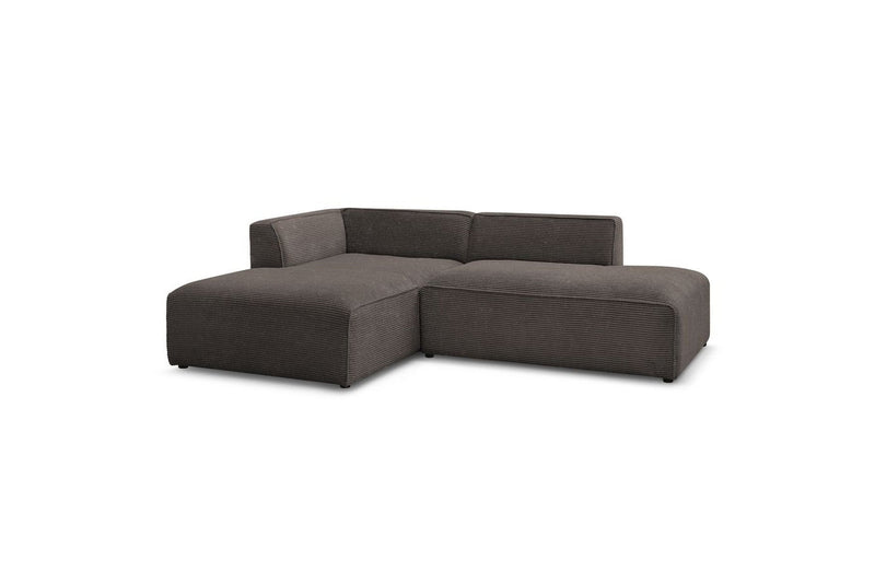 MEGEVE fixed corner sofa in corduroy - Left corner - BOBOCHIC - The Bradery