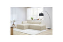 MEGEVE fixed corner sofa in corduroy - Left corner - BOBOCHIC - The Bradery