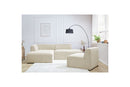 MEGEVE fixed corner sofa in corduroy - Left corner - BOBOCHIC - The Bradery