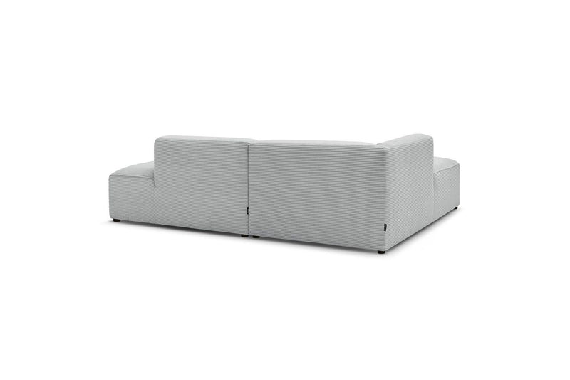 MEGEVE fixed corner sofa in corduroy - Left corner - BOBOCHIC - The Bradery