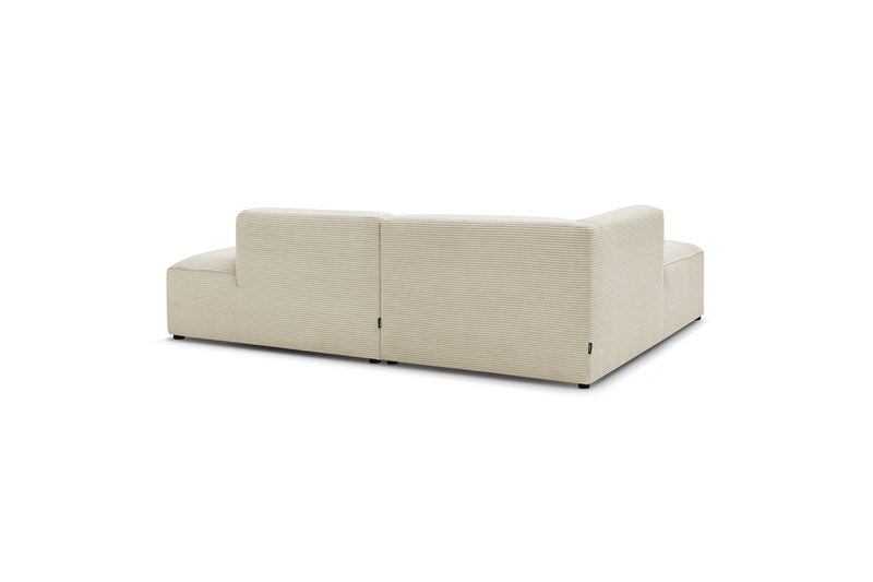 MEGEVE fixed corner sofa in corduroy - Left corner - BOBOCHIC - The Bradery