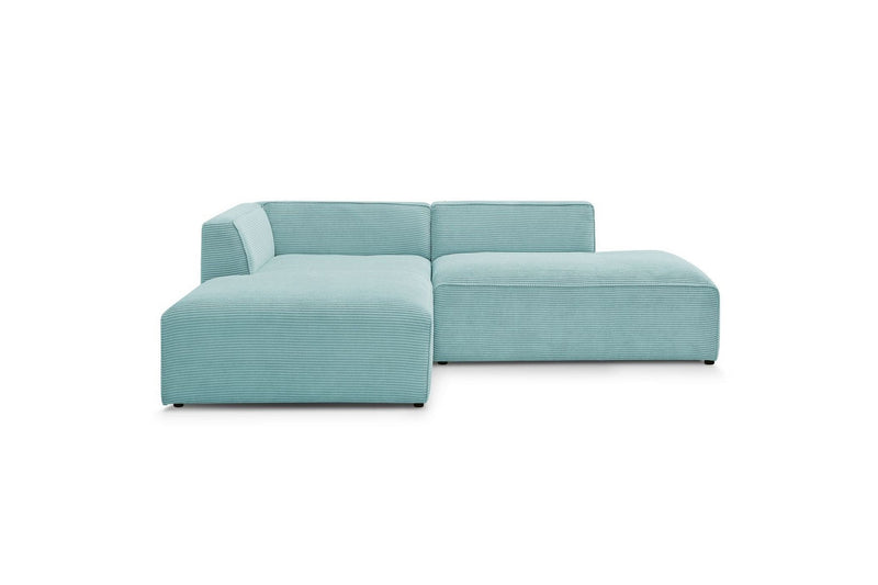 MEGEVE fixed corner sofa in corduroy - Left corner - BOBOCHIC - The Bradery