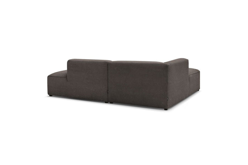 MEGEVE fixed corner sofa in corduroy - Left corner - BOBOCHIC - The Bradery