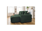 MONT WHITE fixed corner sofa in fabric - Right-hand corner - BOBOCHIC - The Bradery
