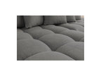 Fixed MONT WHITE fabric corner sofa - Right-hand corner - BOBOCHIC - The Bradery