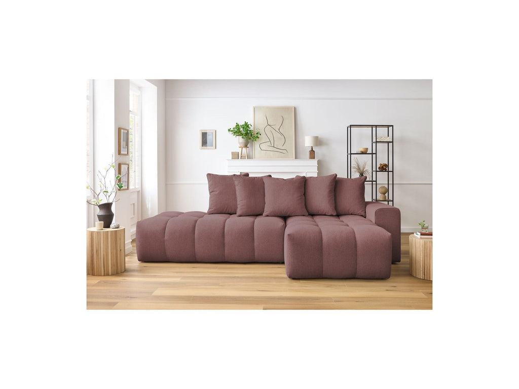 MONT BLANC fixed corner sofa in fabric - Right angle - BOBOCHIC -The Bradery