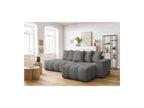 Fixed MONT WHITE fabric corner sofa - Right-hand corner - BOBOCHIC - The Bradery