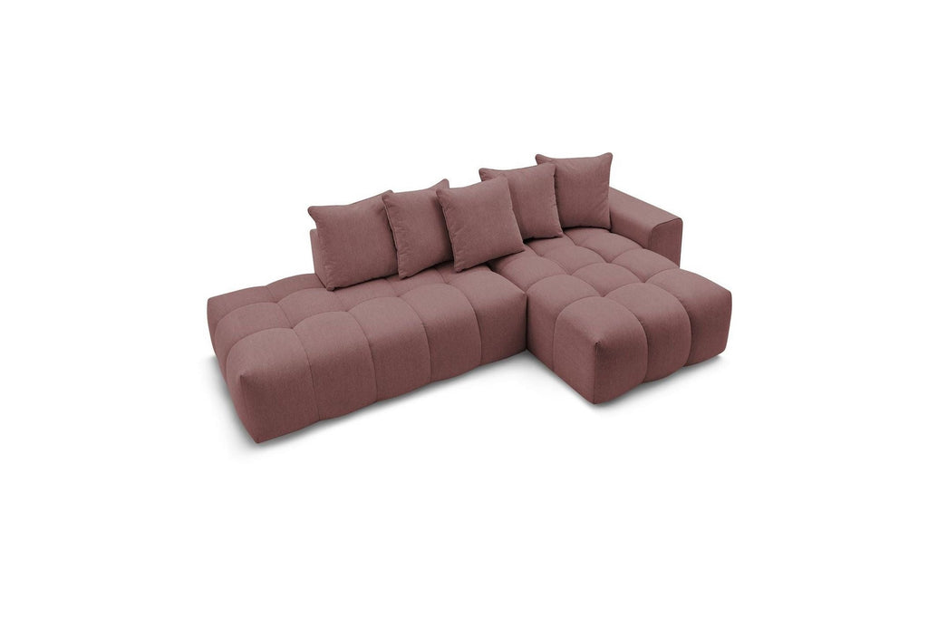 MONT BLANC fixed corner sofa in fabric - Right angle - BOBOCHIC -The Bradery