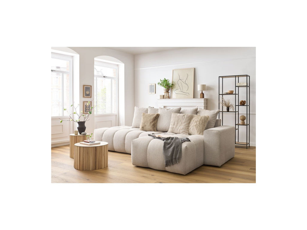 MONT BLANC fixed corner sofa in fabric - Right angle - BOBOCHIC -The Bradery