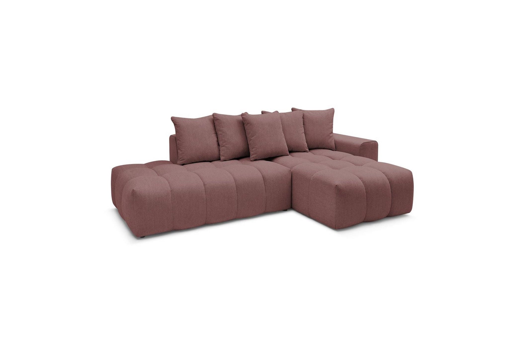 MONT BLANC fixed corner sofa in fabric - Right angle - BOBOCHIC -The Bradery