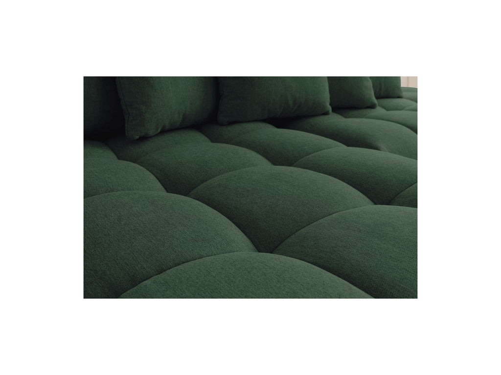 MONT WHITE fixed corner sofa in fabric - Right-hand corner - BOBOCHIC - The Bradery