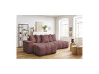 Fixed MONT WHITE corner sofa in fabric - Left-hand corner - BOBOCHIC - The Bradery