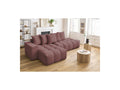 Fixed MONT WHITE corner sofa in fabric - Left-hand corner - BOBOCHIC - The Bradery