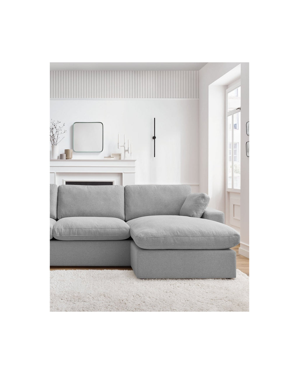 Reversible fixed corner sofa BELAIR - BOBOCHIC - The Bradery