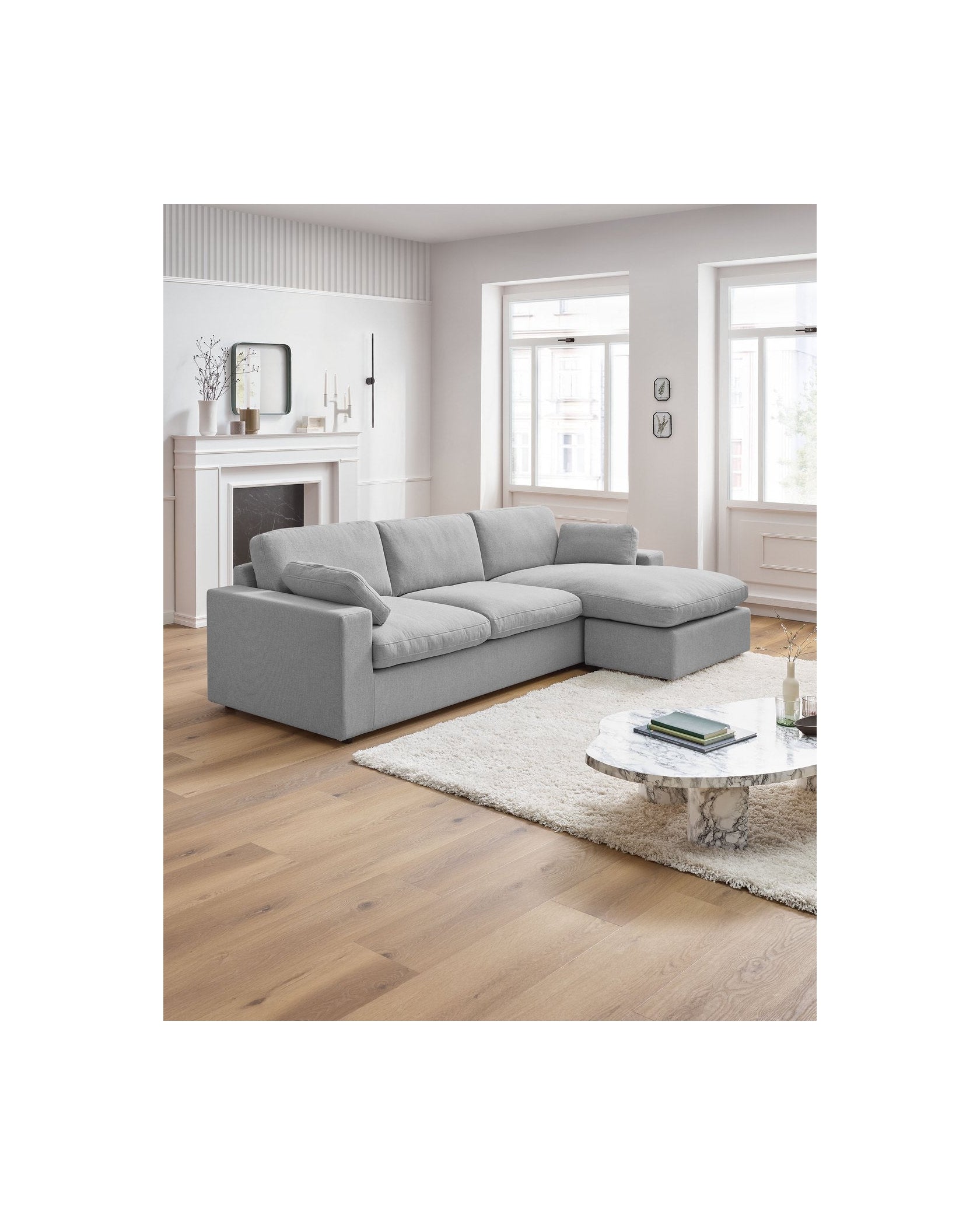 Reversible fixed corner sofa BELAIR - BOBOCHIC - The Bradery
