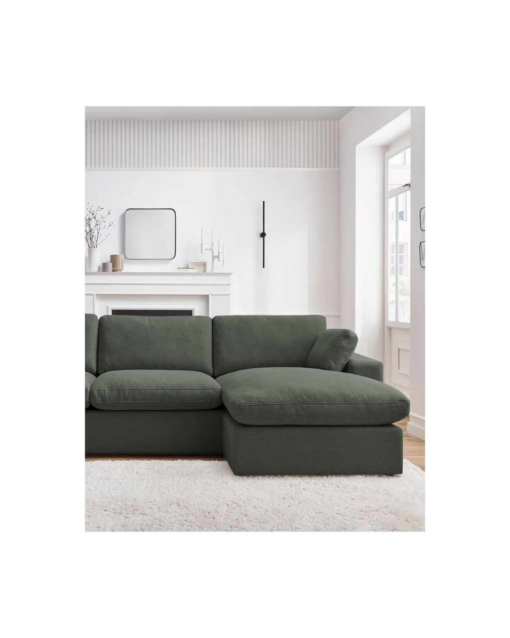 Reversible fixed corner sofa BELAIR - BOBOCHIC - The Bradery