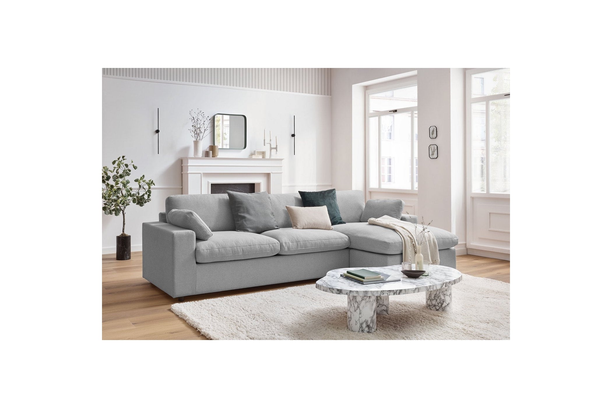 Reversible fixed corner sofa BELAIR - BOBOCHIC - The Bradery
