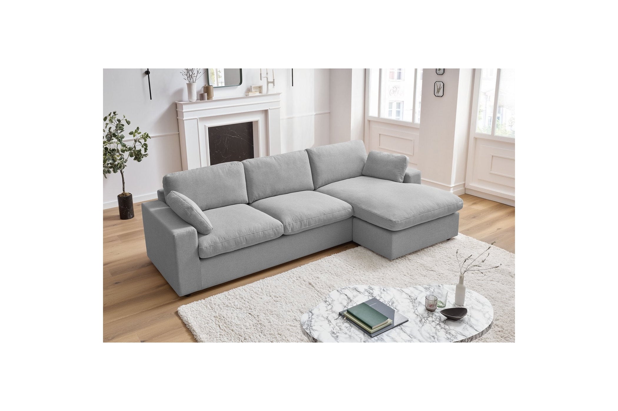 Reversible fixed corner sofa BELAIR - BOBOCHIC - The Bradery