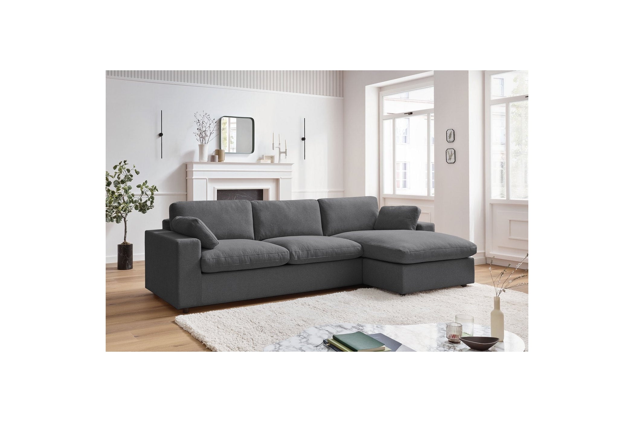 Reversible fixed corner sofa BELAIR - BOBOCHIC - The Bradery