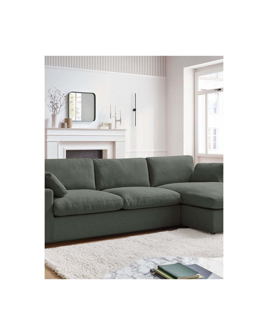 Reversible fixed corner sofa BELAIR - BOBOCHIC - The Bradery
