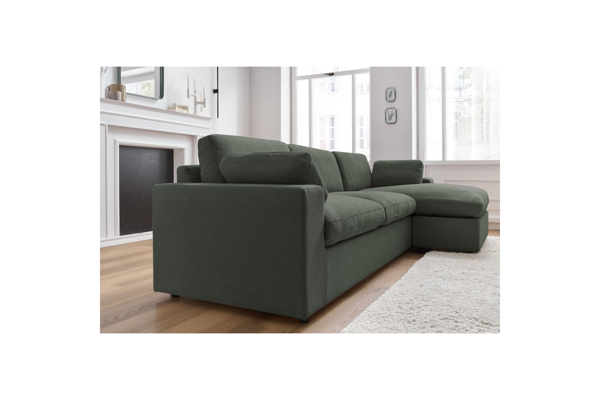 Reversible fixed corner sofa BELAIR - BOBOCHIC - The Bradery
