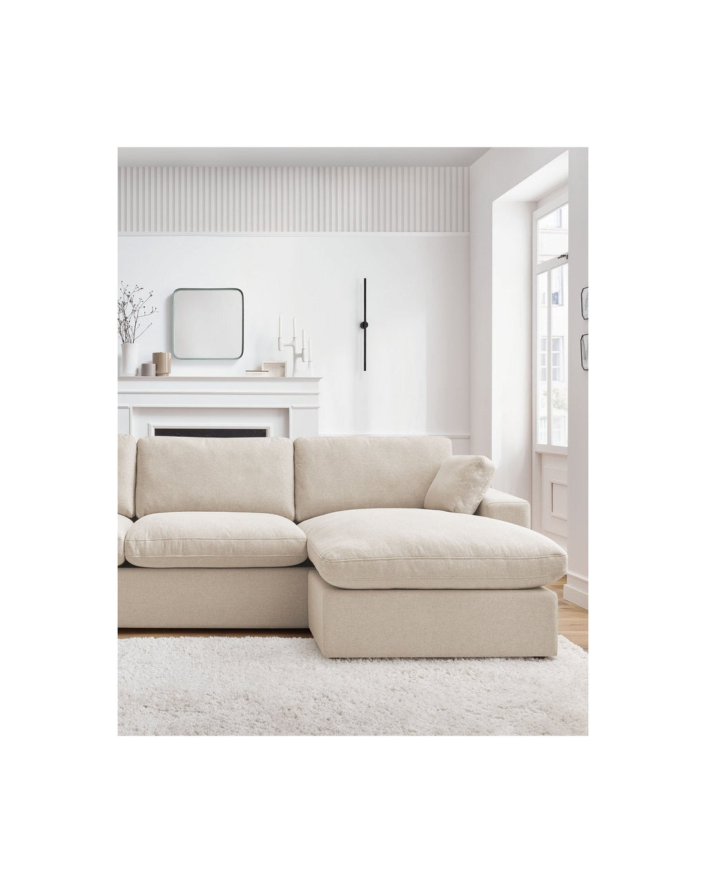 Reversible fixed corner sofa BELAIR - BOBOCHIC - The Bradery